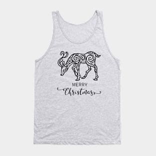 Reindeer Christmas Tank Top